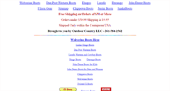 Desktop Screenshot of ocboots.com